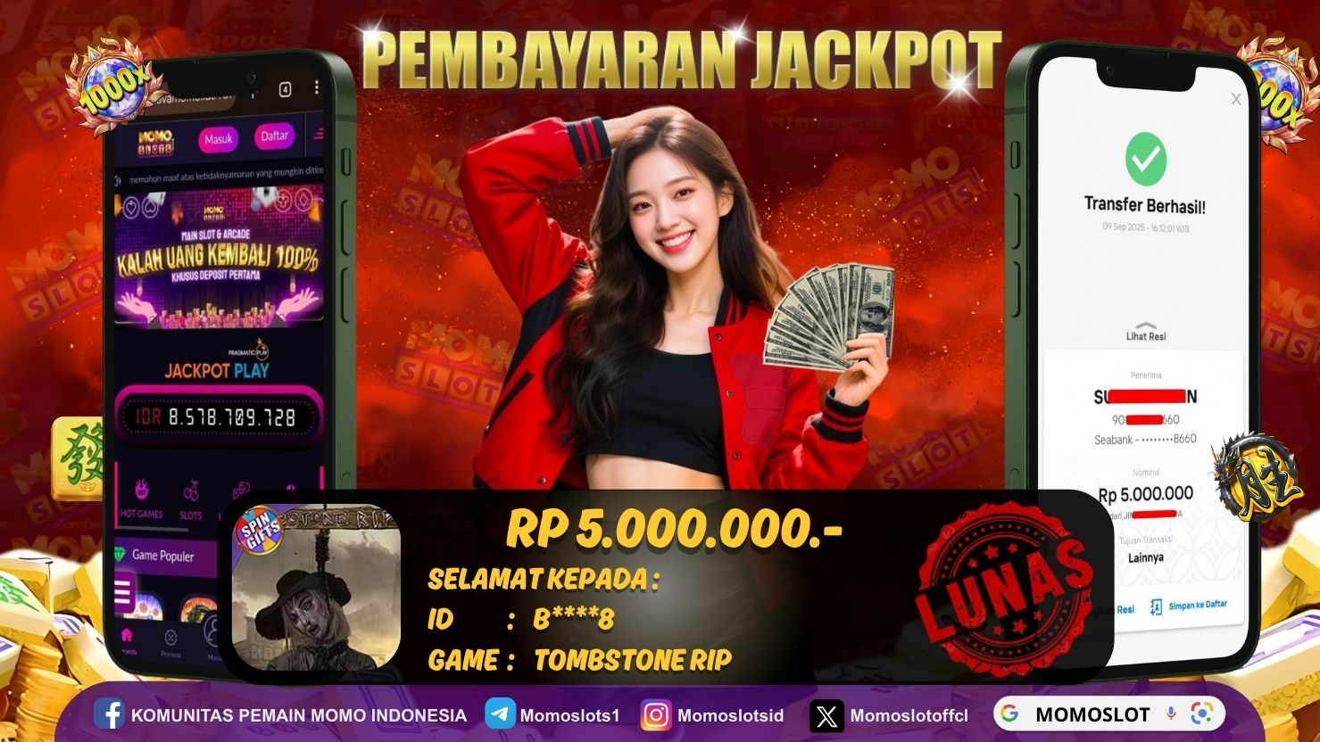 MOMOSLOTS JACKPOT SLOT TOMBSTONE RIP